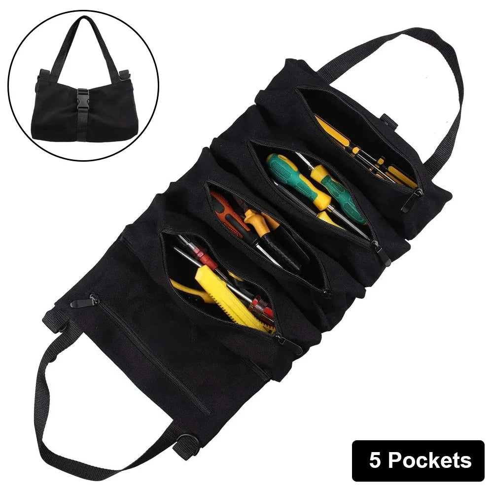 Professional Multi-Pocket Tool Roll Bag – Portable Organizer
