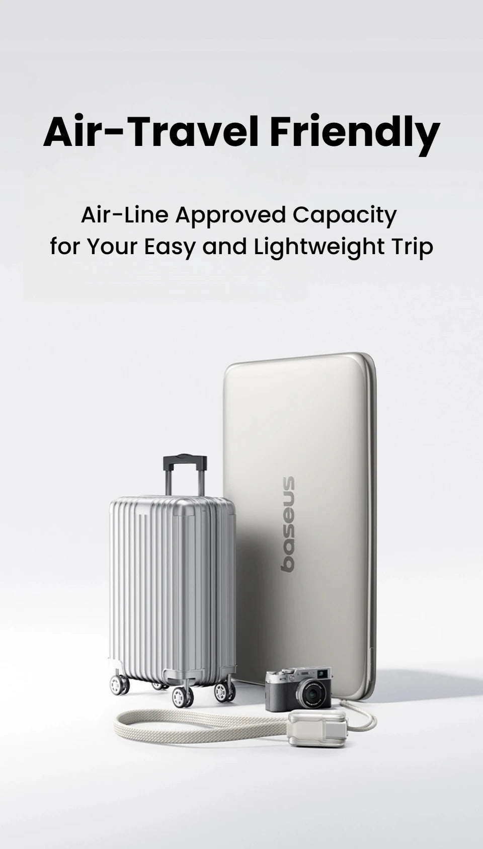 10000mAh Magnetic Power Bank – 15W Wireless & 27W Wired