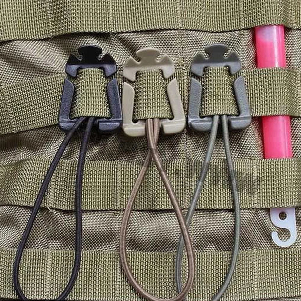 2PCS Backpack Carabiner Clips – Camping Gear Hooks