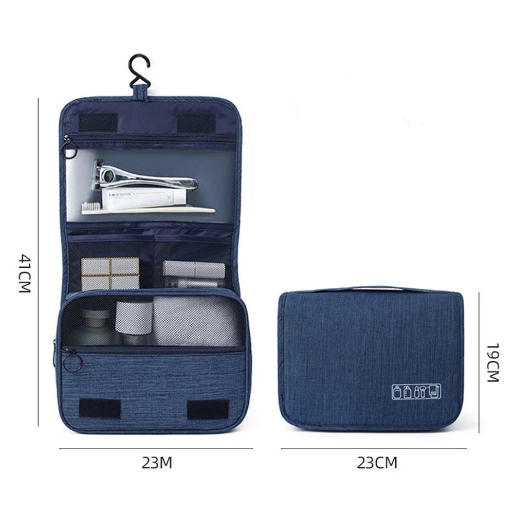 Portable Hanging Toiletry Bag – Waterproof Travel Washbag