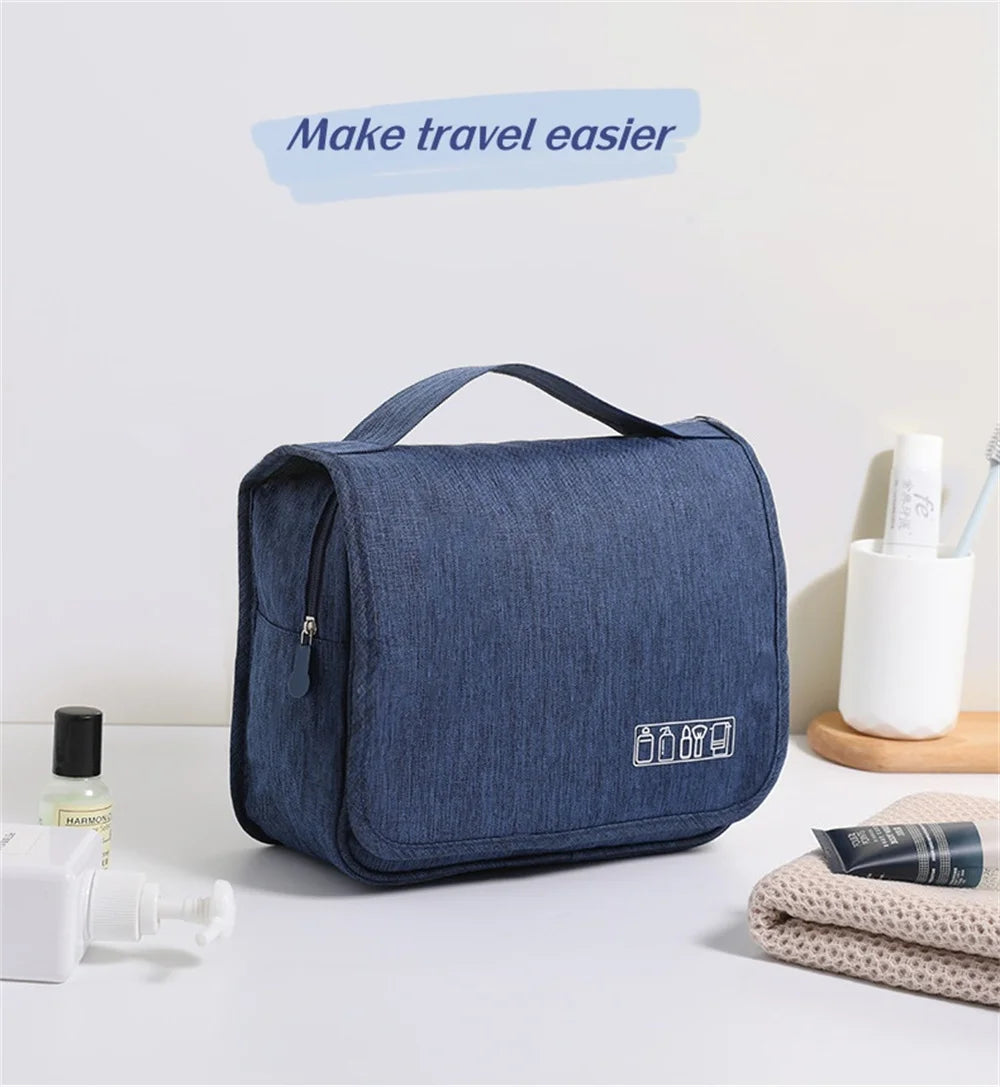 Portable Hanging Toiletry Bag – Waterproof Travel Washbag