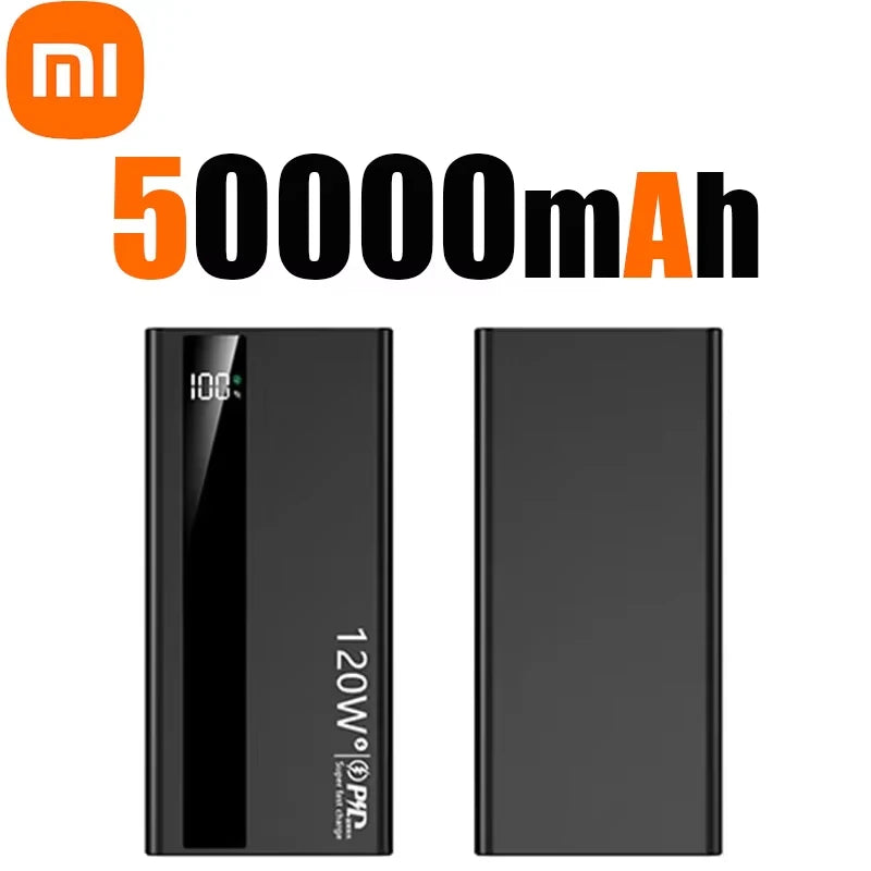 120W 500,000mAh High-Capacity Power Bank – Super Fast Charging