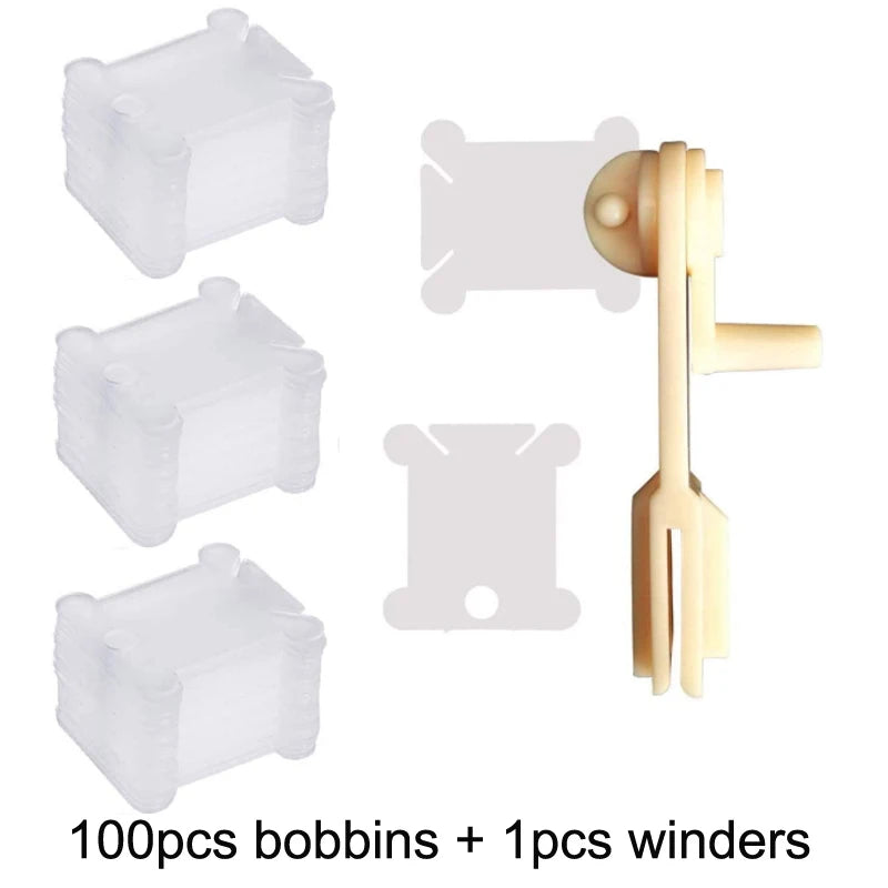 36-Grid Embroidery Floss Organizer Box – with Bobbins & Stickers