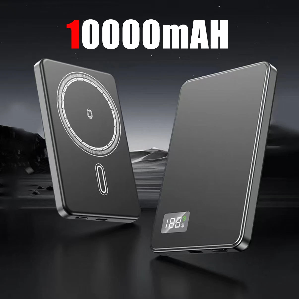 50,000mAh Magnetic Wireless Power Bank – PD 22.5W Fast Charging