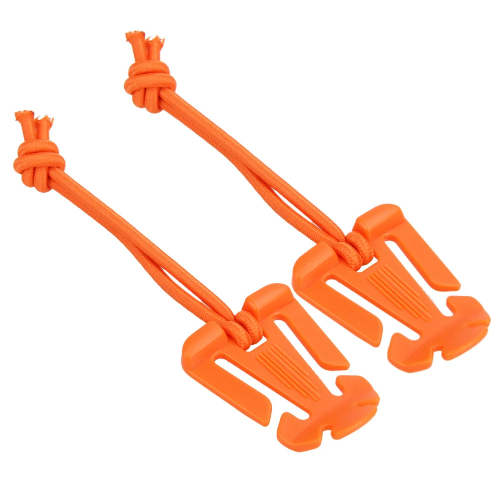 2PCS Backpack Carabiner Clips – Camping Gear Hooks
