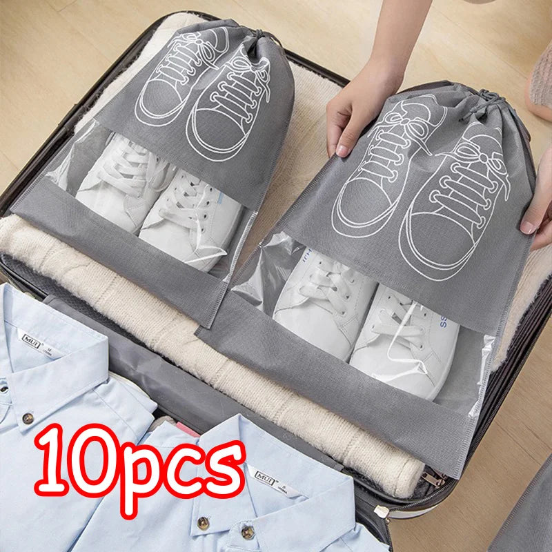 Non-Woven Shoe Storage Bags – Travel & Closet Organizer