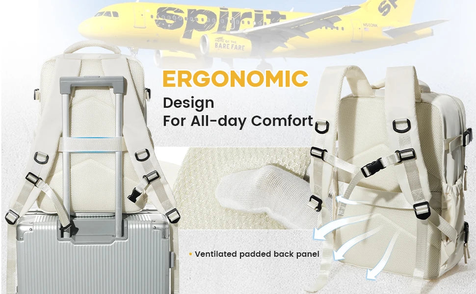 Ryanair Cabin Travel Backpack – 40x20x25cm Laptop Bag