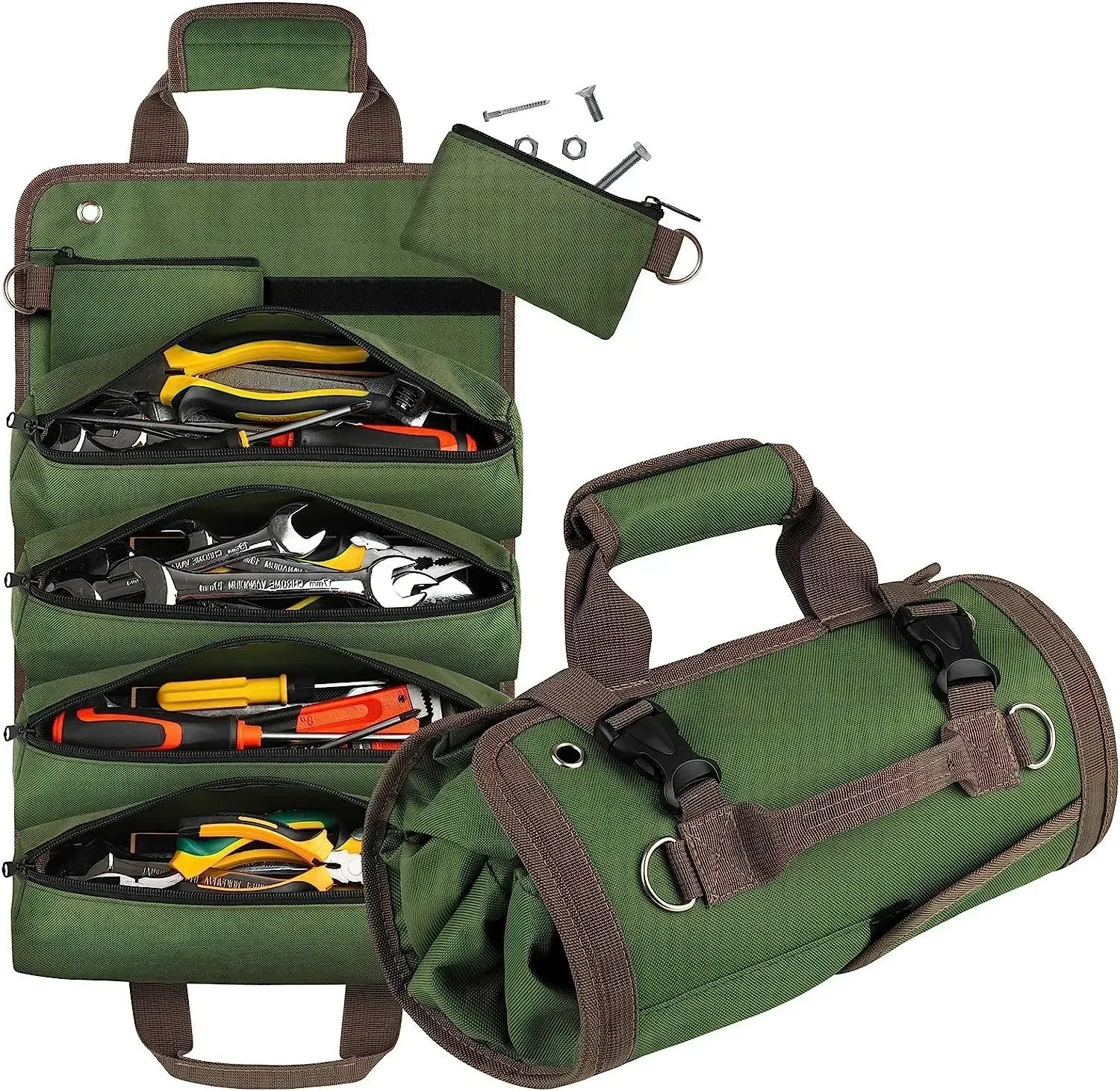 Professional Multi-Pocket Tool Roll Bag – Portable Organizer