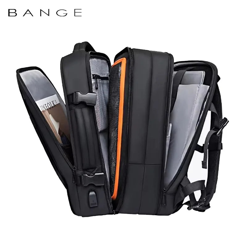 Expandable Men’s Backpack – 17.3” Waterproof Laptop Bag