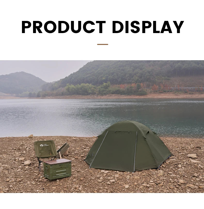 Camping Backpacking Tent – Waterproof & Sun-Proof Shelter