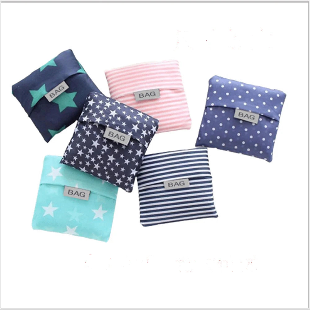 Reusable Eco Shopping Bag – Foldable Shoulder Tote