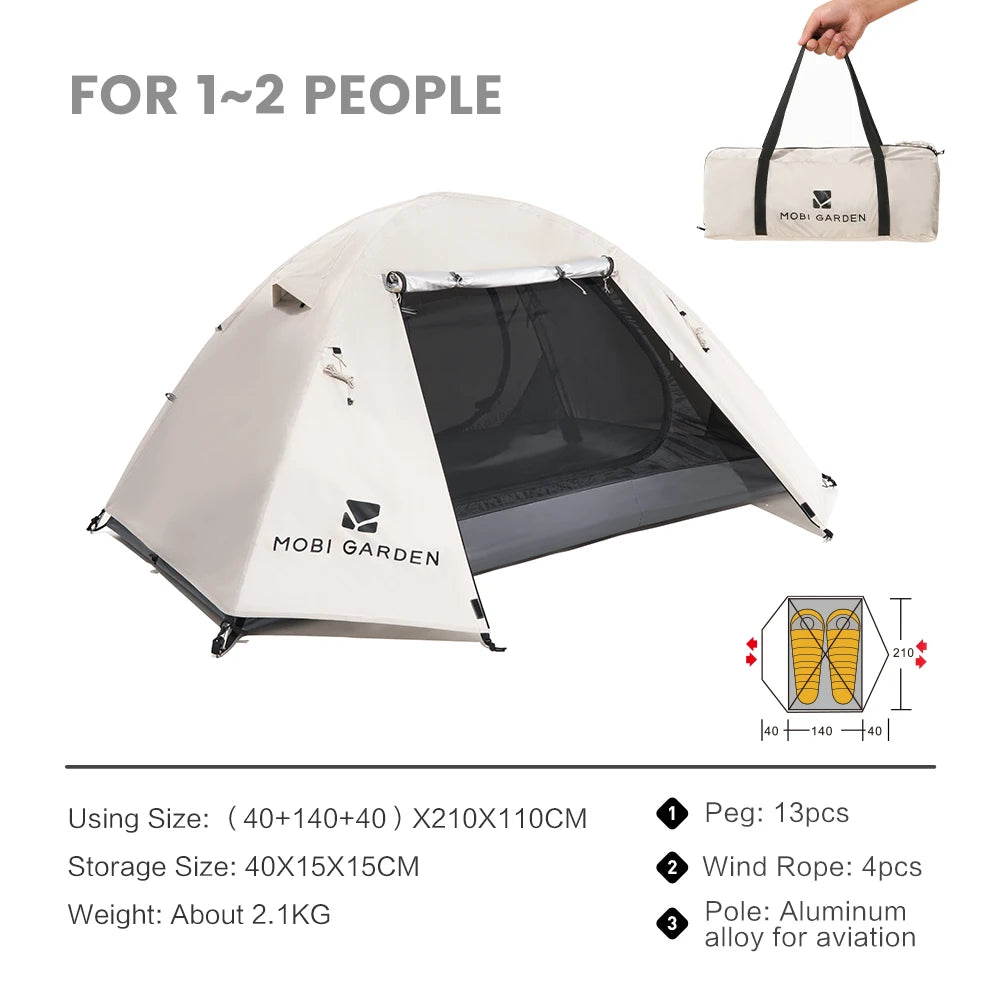 Camping Backpacking Tent – Waterproof & Sun-Proof Shelter