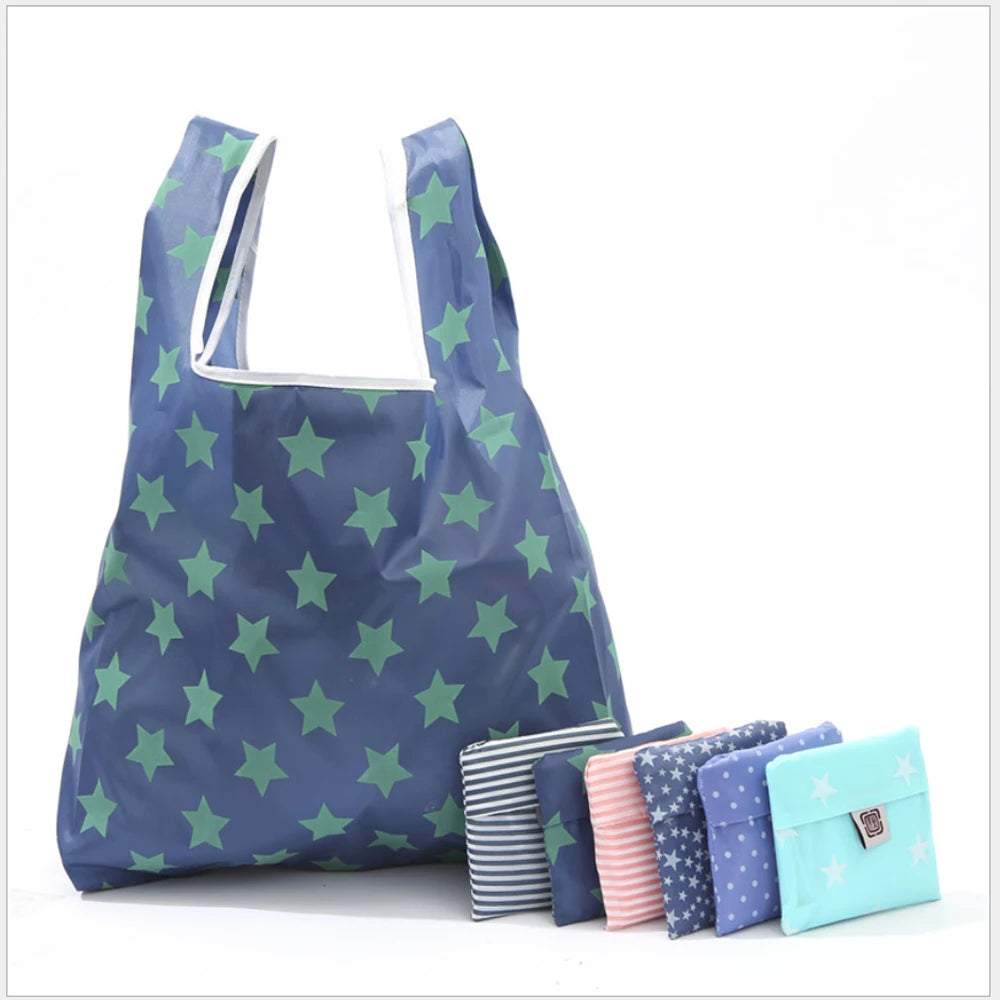 Reusable Eco Shopping Bag – Foldable Shoulder Tote