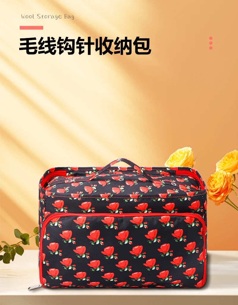 Waterproof Yarn Storage Bag – Knitting & Sewing Tote