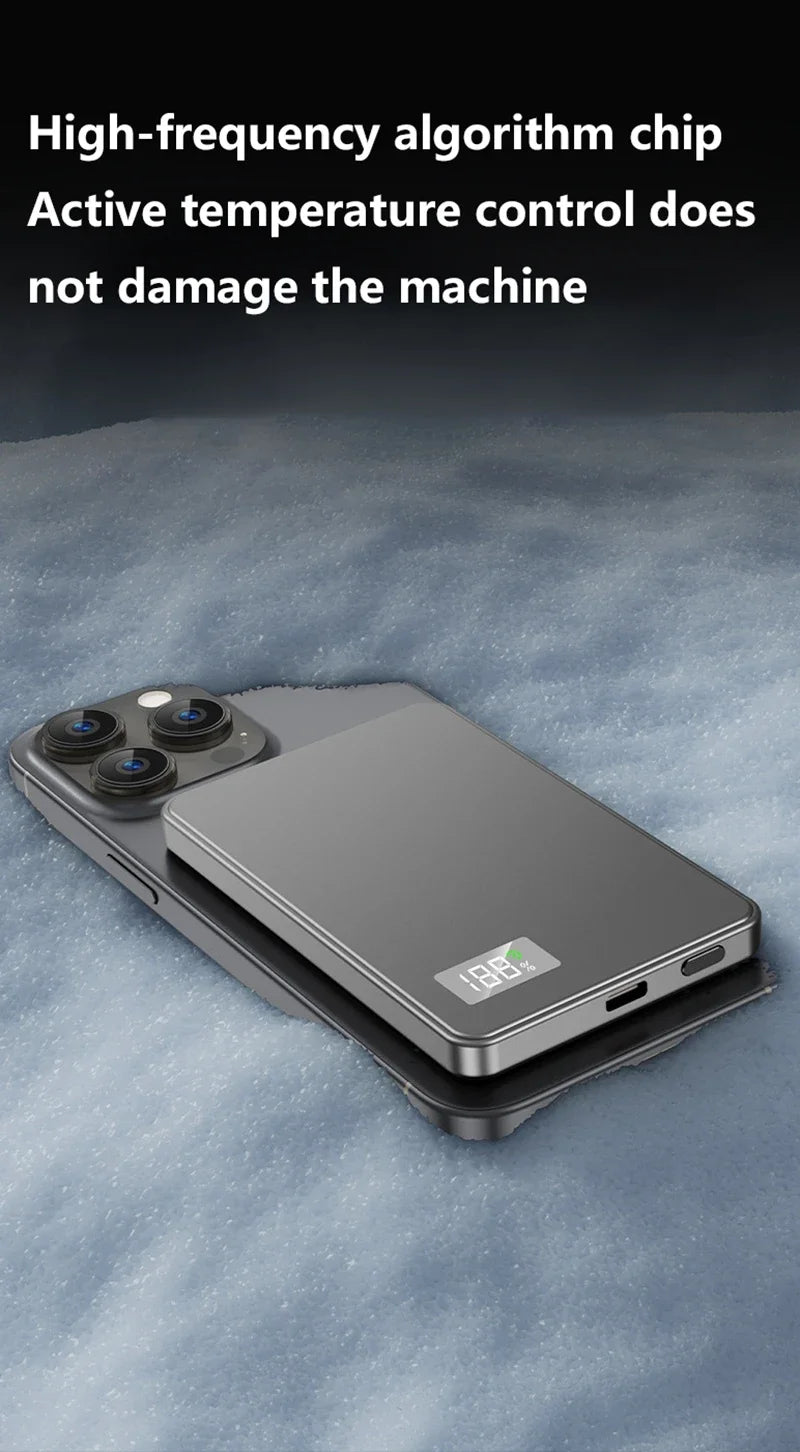 50,000mAh Magnetic Wireless Power Bank – PD 22.5W Fast Charging