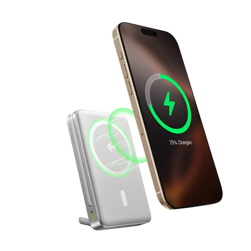 Qi2 45W 10000mAh Magnetic Power Bank – MagSafe Fast Charging