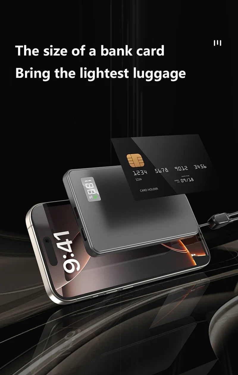 50,000mAh Magnetic Wireless Power Bank – PD 22.5W Fast Charging