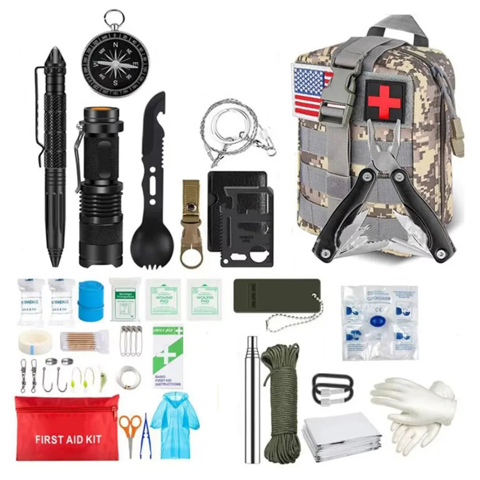 Survival First Aid Kit – MOLLE Emergency Trauma Bag