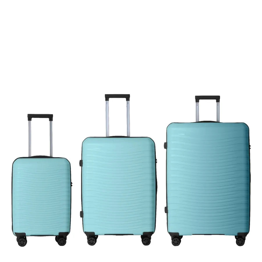 3-Piece Hardside Luggage Set – Spinner Wheels & Scratch-Resistant