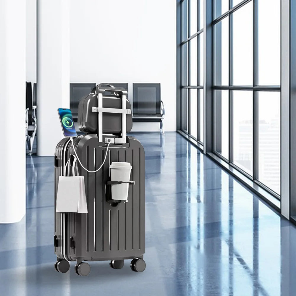 3-Piece Spinner Luggage Set – TSA-Approved Travel Cases