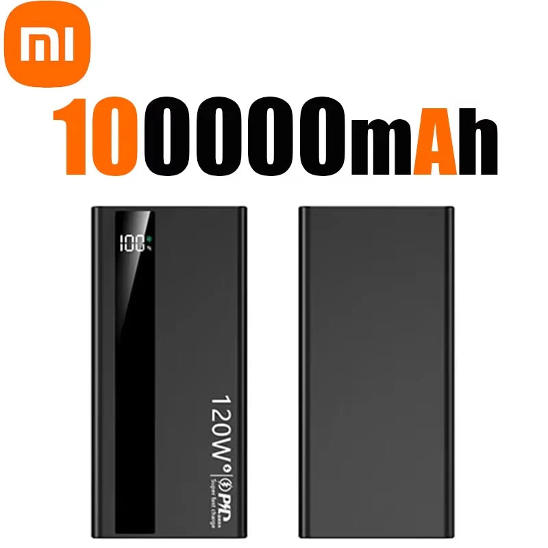 120W 500,000mAh High-Capacity Power Bank – Super Fast Charging
