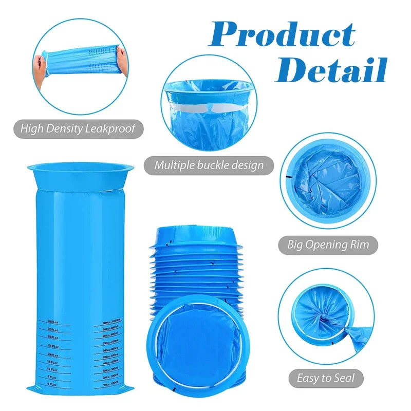 Disposable Travel Vomit Bags – 1000ML Portable Sick Bags