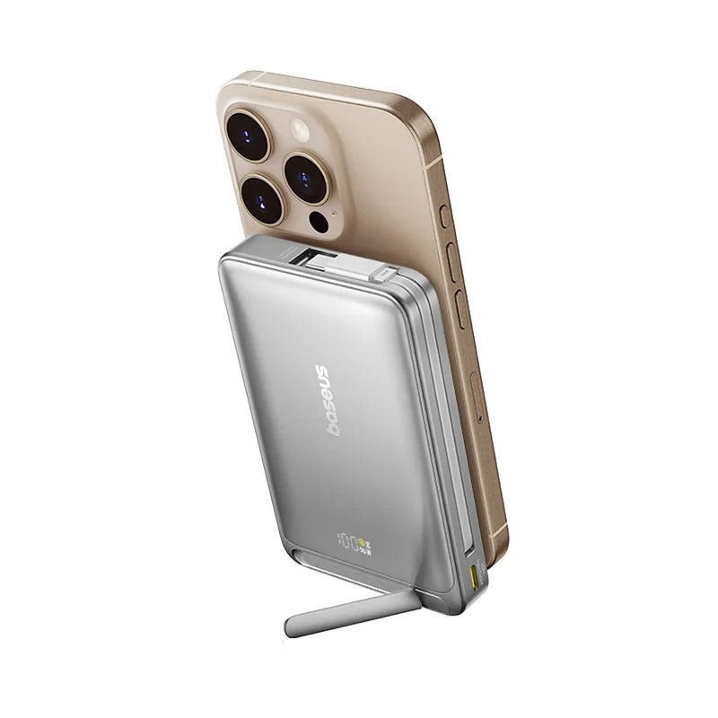 Qi2 45W 10000mAh Magnetic Power Bank – MagSafe Fast Charging