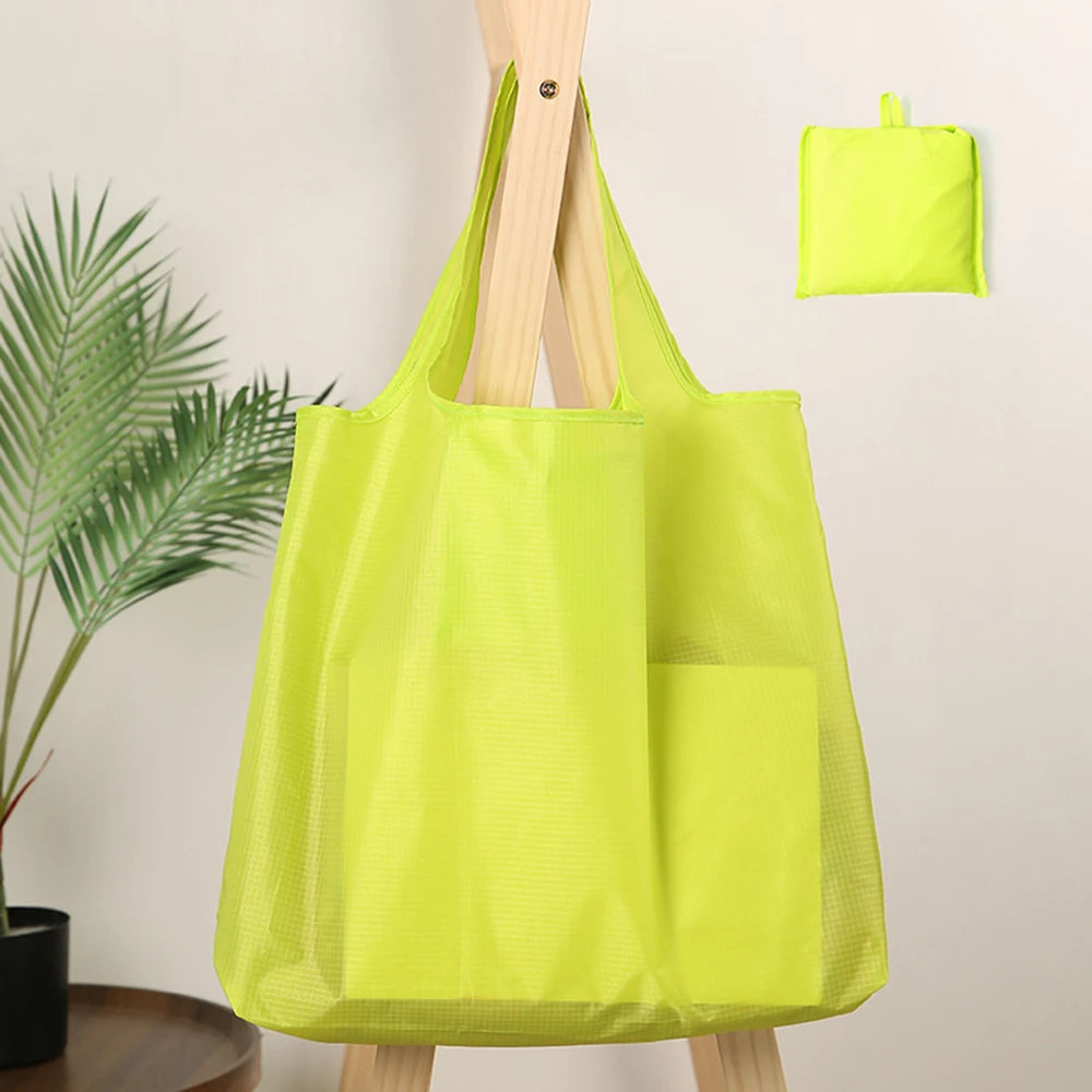 Reusable Eco Shopping Bag – Foldable Shoulder Tote