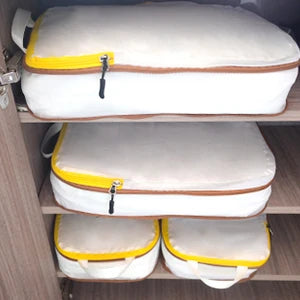 2/6/9 Set Compression Packing Cubes – Waterproof Travel Organizer Bags